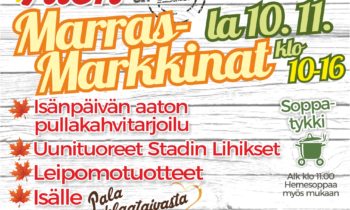 Alen MarrasMarkkinat 10.11.2018 Karkkilan torilla